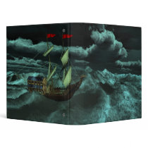 A Wild and Stormy Sea Binder
