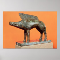 A wild boar, from Neuvy-en-Sullias Posters