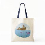 A Wild Ride Corgi Fishing Tote Bag