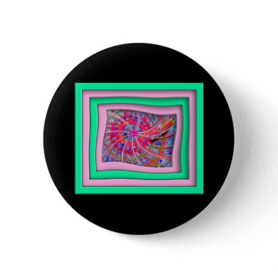 A Window in the Court Yard of Wonders Pinback Button by MyOtherPlanet