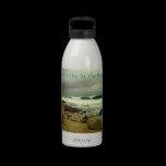 A Winter Day At The Beach Water Bottle water bottles
