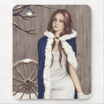 A Winter Fairytale Mousepad mousepads