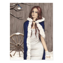 A Winter Fairytale Postcard postcards