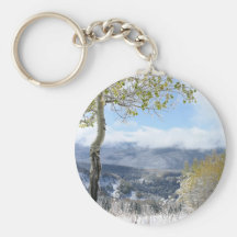A Winter View Key Chain