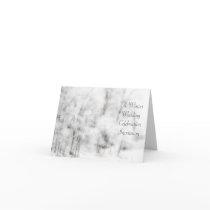 A Winter Wedding Celebration Card