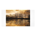 A winters afternoon on the River Thames Picture Card
