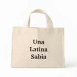 A Wise Latina Tote Canvas Bags