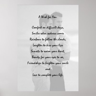 A Wish for You Poster (Men) by markthaler