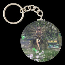 A Witch with Her Family keychains
