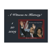 A Witness to History Postcard by Nana_R A Witness to History Postcard
