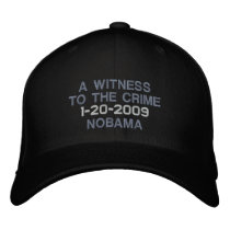 A WITNESS TO THE CRIME embroidered hats by DarknessFallz A WITNESS TO THE CRIME embroidered hats