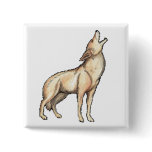 A Wolf Howls Buttons