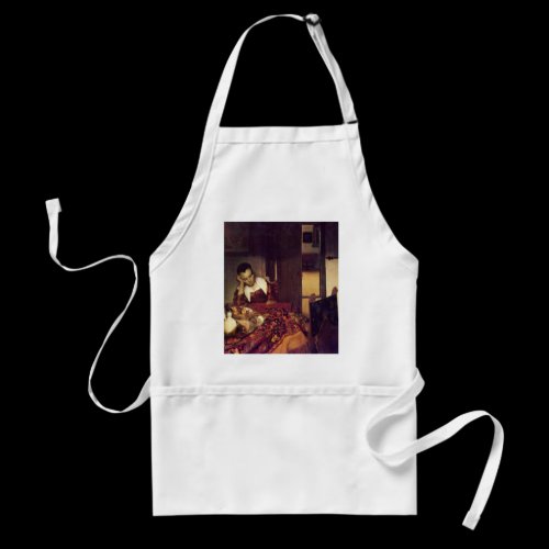 A woman asleep by Johannes Vermeer Aprons