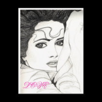 A Woman in Love postcards