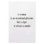A woman is an occasional pleasure stationery design