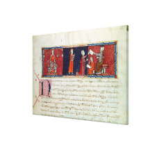 A Woman Taking an Oath before Canvas Prints