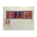 A Woman Taking an Oath before Postcard