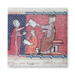 A Woman Taking an Oath Magnet