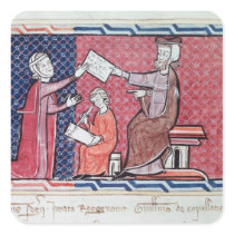 A Woman Taking an Oath Sticker