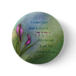 A Womans Heart - Calla Lily Pinback Button