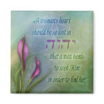 A Womans Heart - Calla Lily Magnets