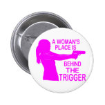 A WOMAN'S PLACE BUTTON