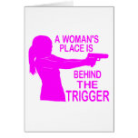 A WOMAN'S PLACE CARD