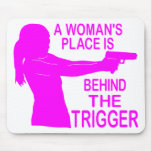 A WOMAN'S PLACE MOUSEPAD