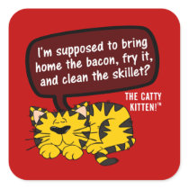 A woman's work is never done in the office or home sticker