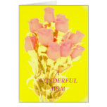 A WONDERFUL MOM CARD