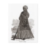 A woodcut image of Harriet Tubman, before 1869 Postcards