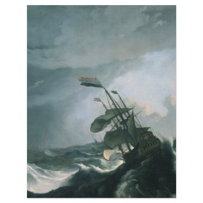 A World Famous Painting of A Stormy Sea Letterhead Template by rspears01