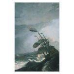 A World Famous Painting of A Stormy Sea Customized Stationery