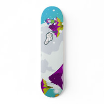a world in a strange dream skate deck