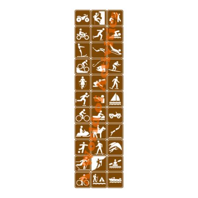 A World of Activities Recreational Highway Signs Poster by wesleyowns