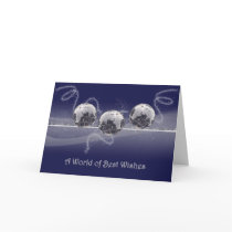 A World of Best Wishes Christmas Card