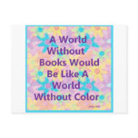 A World Without Books Would Be Like Post Cards