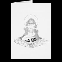 A-yé Khandro Line Drawing [card] cards