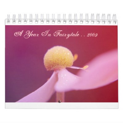 A Year In Fairytale - Plain Version Wall Calendar by Eseffpe