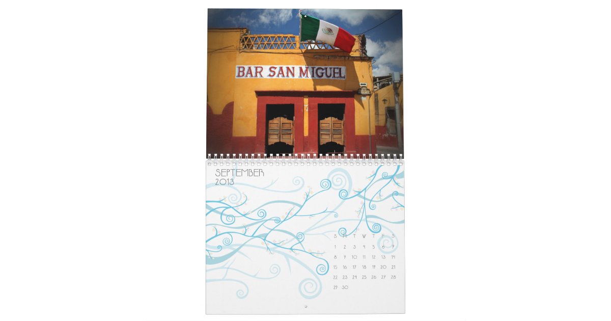 A Year in San Miguel de Allende, Mexico, Calendar Zazzle