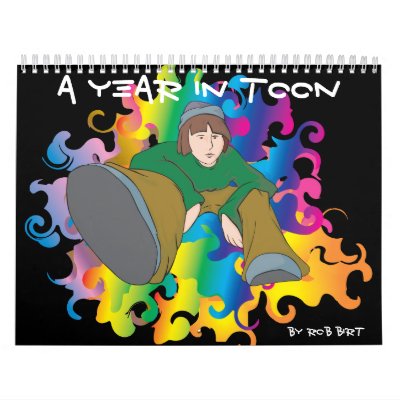 A Year In Toon, by Rob Birt Wall Calendars by Robbirt