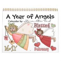 A Year of Angels Wall Calendar