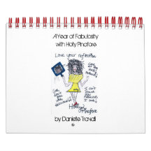 A Year of Fabulosity with Holly Pinafore Wall Calendar