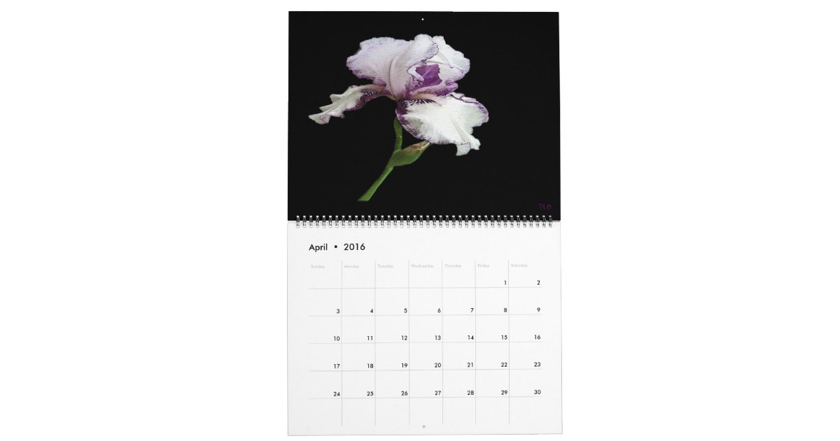 A Year Of Flowers Calendar Zazzle