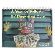 A Year of Folk Art by Disgusted Cats calendars by disgustedcats A Year of Folk Art by Disgusted Cats calendars