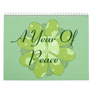 Peace Sign Calendars Zazzle