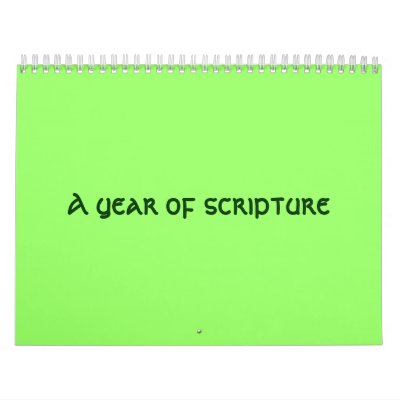 A year of scripture wall calendar by rohan12