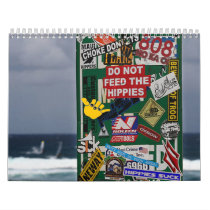 A year of stickers, tagging and graffiti calendars
