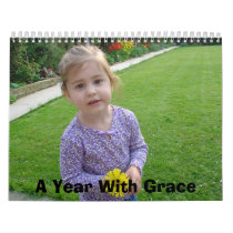 A Year With Grace Wall Calendar