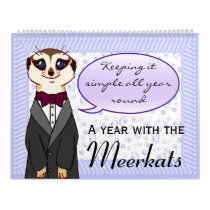 A Year with the Meerkats (Meercats) calendar